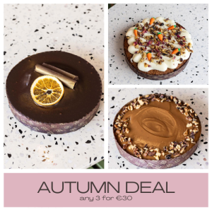 Any 3 tarts or cakes for €30